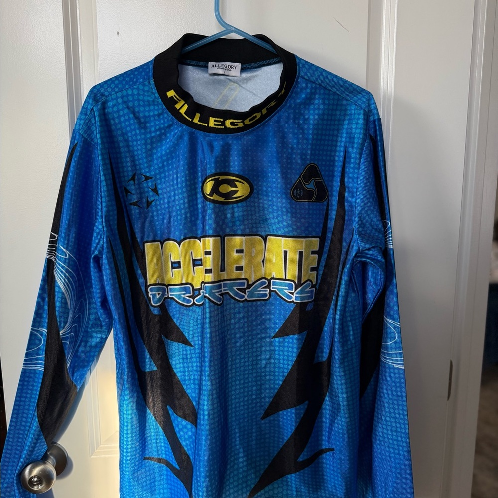 Blue Long Sleeve Men's Tee